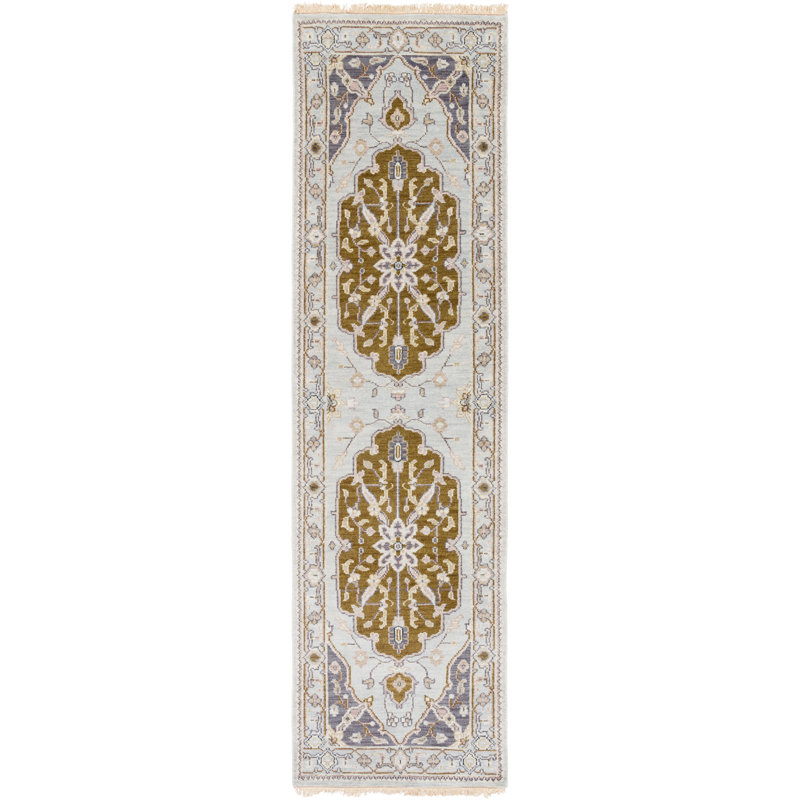 Zeus Handmade Wool Oriental Area Rug, Runner 2'6" x 8'