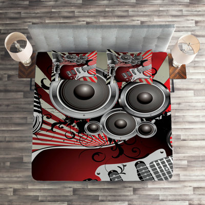 Music Polyester Coverlet
