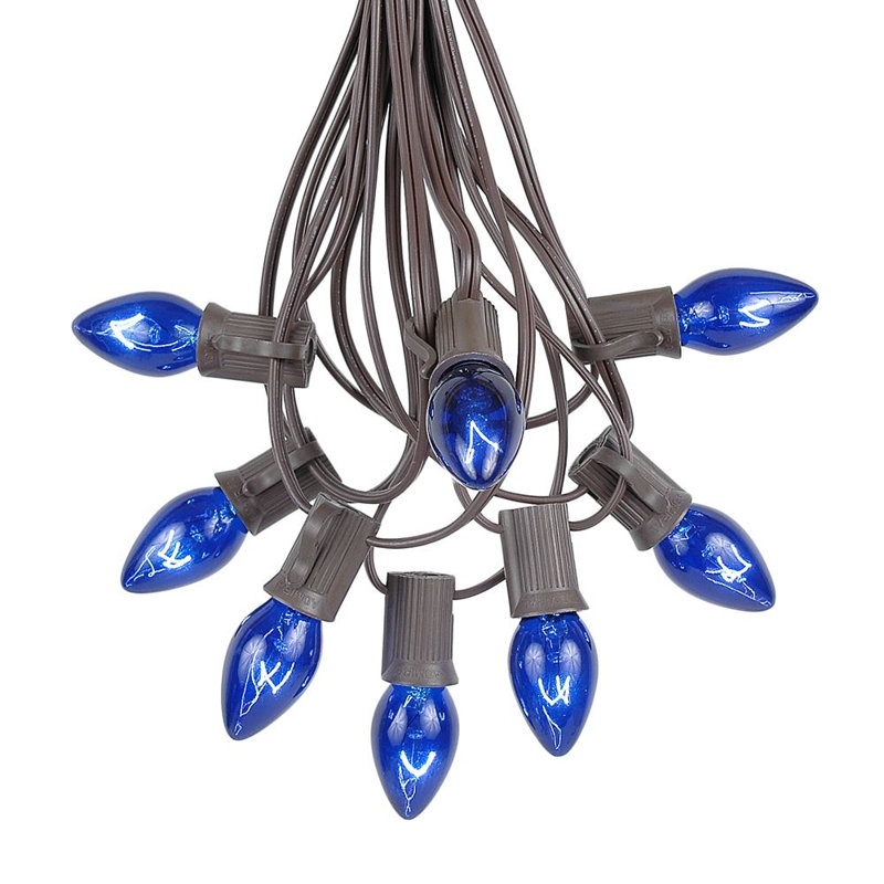 Guirlande de Noël 25 lumières, Bleu