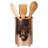 Metal Round Utensil Crock