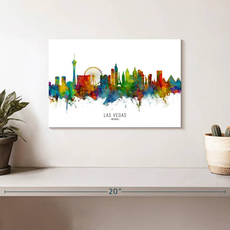 Skyline Sirec Las Vegas Nevada I, H 8 po x l 12 po