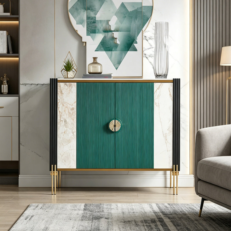 Armoire moderne et minimaliste, Green