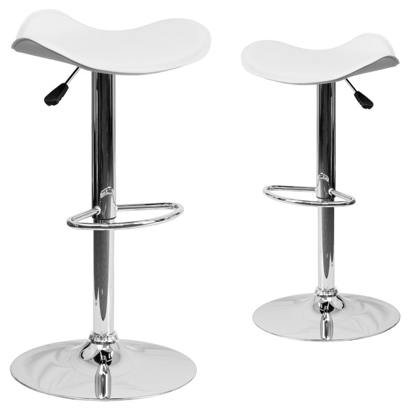 Tabouret de bar Tristan, Blanc
