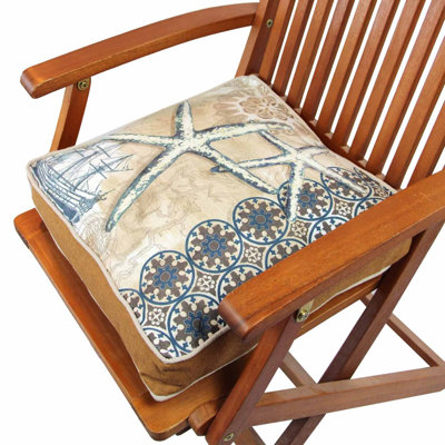 Premium Square Cushion, 16.5 x 16.5 inches, 50% Cotton / 50% Polyester | Washable & Ironable with Concealed Zip | Silicone Filling for Ultimate Comfort | Removable Cover, Perfect for Home Decor & Relaxation