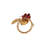 Forest Walk Holly with Berries Napkin Ring - Multi