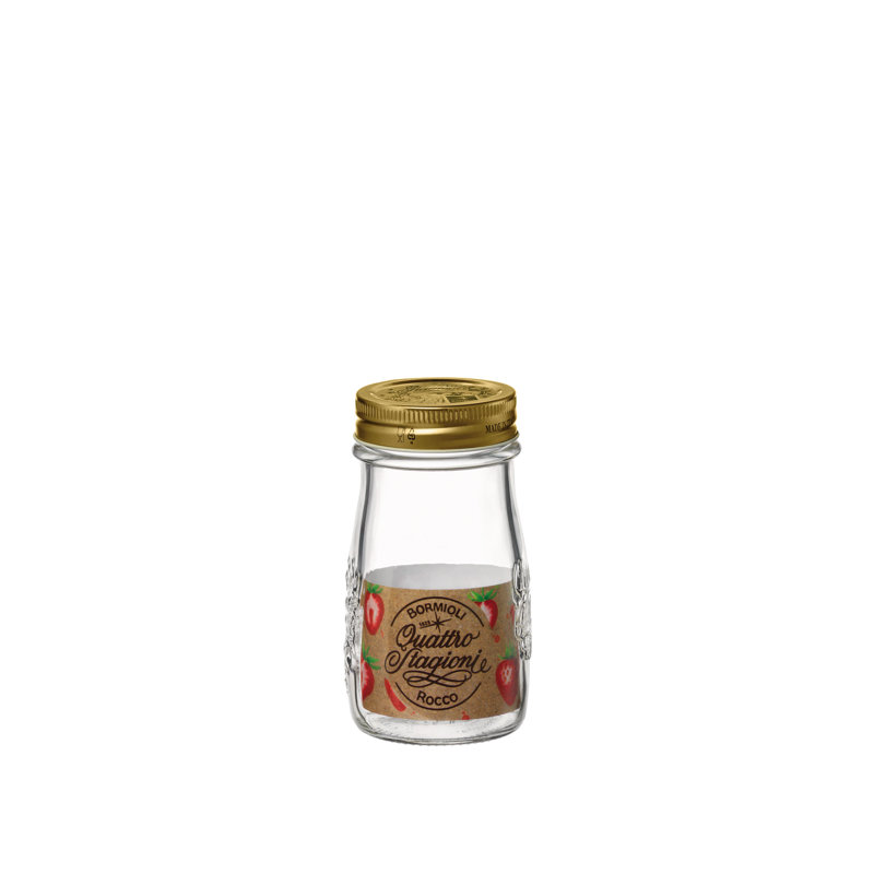 Bouteille de conserve avec couvercle Quattro Stagioni, 6,75 pi. Oz
