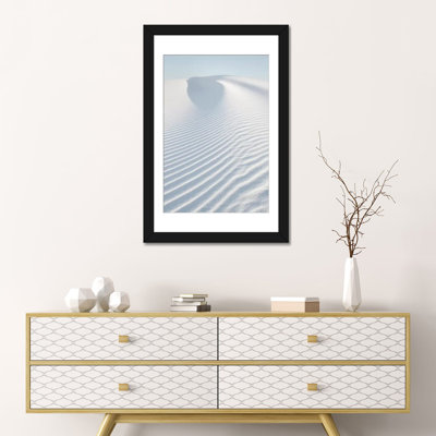 « white sables ii, no border », reproduction de photo sur toile