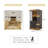 Wizzisaunas 1-Person Far Infrared Wooden Sauna For Home, With 3-Sided Tempered Glass, Left-Facing Door Design, Built-In Bluetooth Speaker And Red Light Therapy-127687251-127687254-127687255