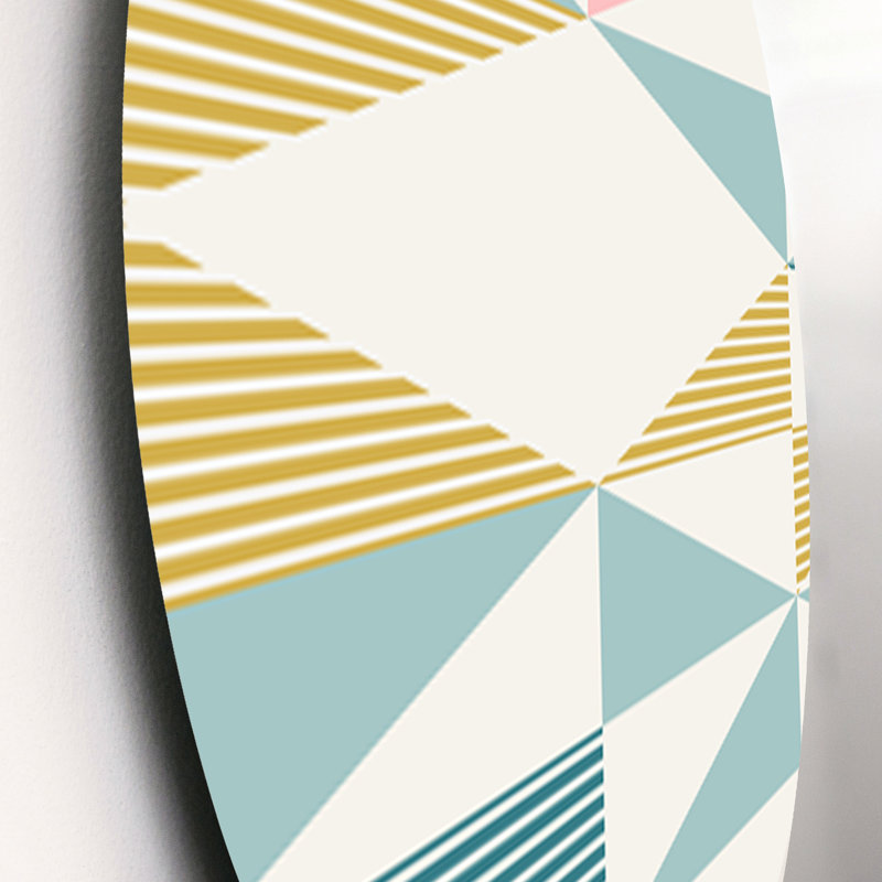 Modern Abstract Wall Decor on Metal