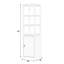 Étagère à livres H 70 "x l 18" Elin-240407533