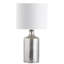 Lampe de table 18 "argentée