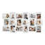 Cadre de collage intégré à 18 fentes, cadre en PVC blanc pour photos 4 x 6-1516848911