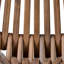 Chaise pliante en bois massif naturel - Conception ergonomique, idéale pour se détendre à l'intérieur ou à l'extérieur à toutes fins ergonomiques, élégantes et confortables