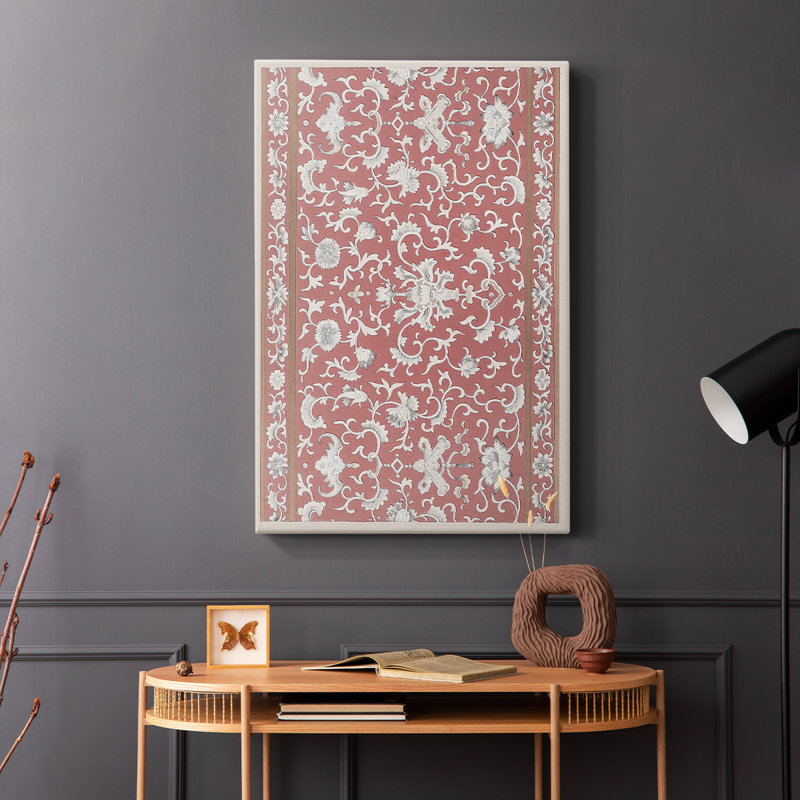 Impression abstraite rétro Cxx - galerie enveloppée de cavas, H 18 po x l 12 po