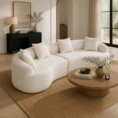 Canapé 4 places avec tissu chenille, 30D, éponge double 60 duretés, 4 coussins pour le salon, canapé-lit modulaire pour appartement
