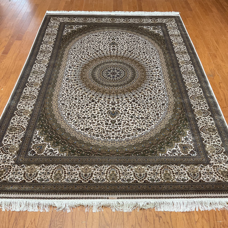 Bobbee Silk Floral Rug