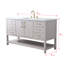 Ensemble de meuble-lavabo simple 60 po Vicini-1281503098