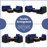5 PCS Rattan Sofa Set Outdoor Wicker Furniture Set w/ Back Cushions & Square Coffee Table-1587244994