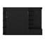 Grand lit escamotable mural peu encombrant avec tablettes de rangement intégrées, lumières DEL intégrées, armoire-lit pliable avec pieds et crochet escamotables dissimulés-130558177