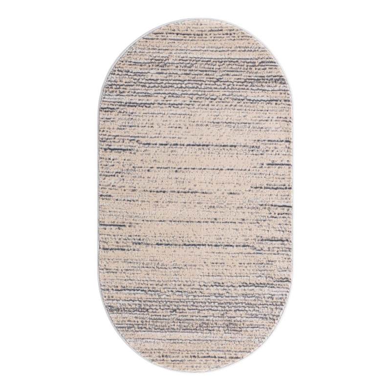 Abstract Indoor Rug, Oval 3' x 5'3"