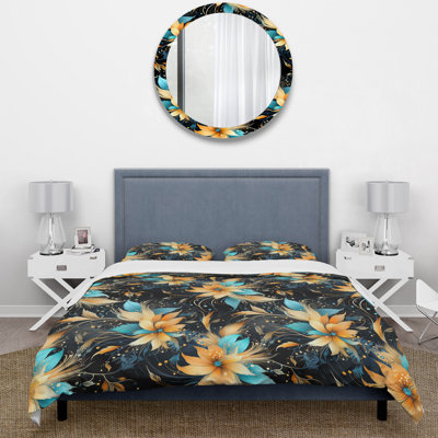 Ensemble de housse de couette Eclectic Boho Feather