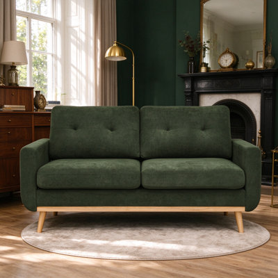 Canapé rembourré Mid-Century