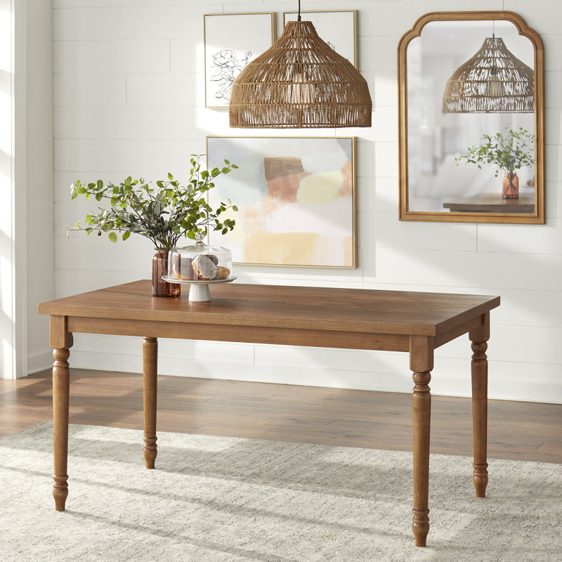 Solid Wood Base Dining Table, Driftwood