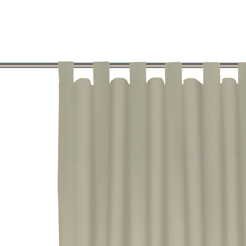 Curtain Panel Panel, Width 132 x Drop 245, Taupe