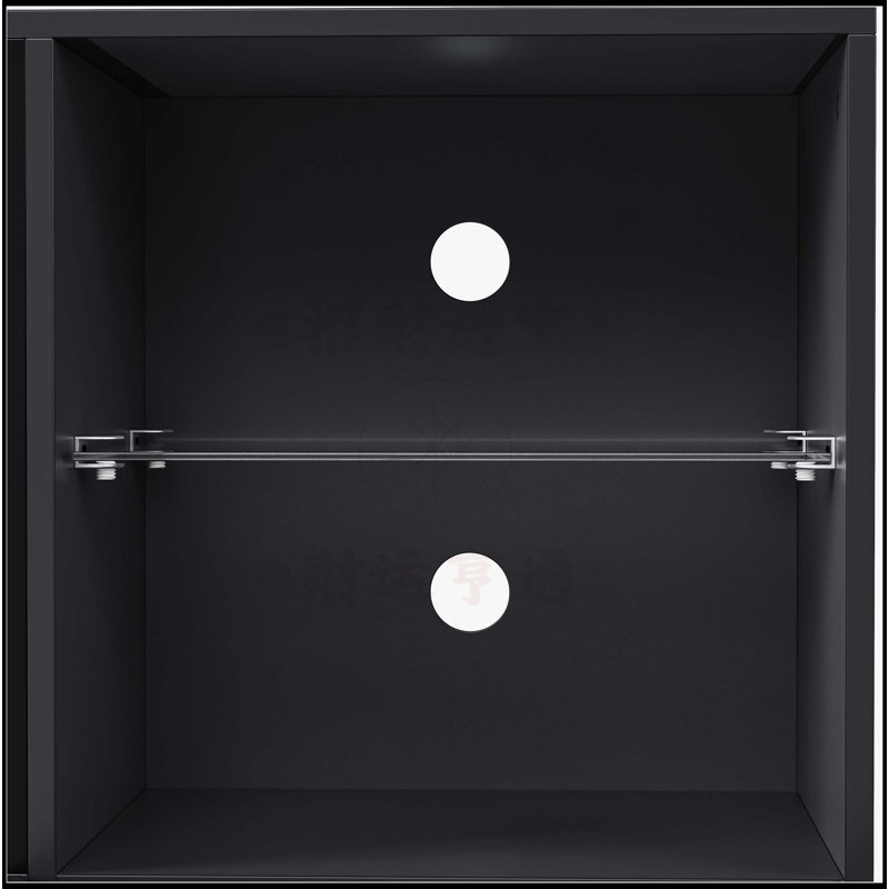 Meuble télé ultrabrillant avec lumières DEL, Noir, noir, noir, noir