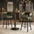 21.75'' W Upholstered Counter Stool with Metal Footrest-1713663566