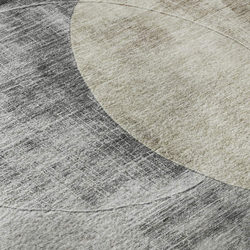 Premium Machine Washable Alves AMF1140 Geometric Rug, Rectangle 9' x 12'