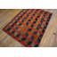 Antique Allover Geometric Wool &amp; Cotton Hooked - Loop Pile Multicolor Jewel Tones 1925 Rug
