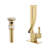 Single-Hole Single-Handle Bathroom Faucet With Drain Assembly