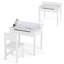 Kids 2 Piece Rectangular Arts And Crafts Table and Chair Set-198161877