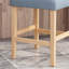 Ensemble de 2 tabourets de comptoir à oreilles capitonnés en tissu Vienna Vienna de 27 po, alliant style et confort pour les cuisines modernes-87657789