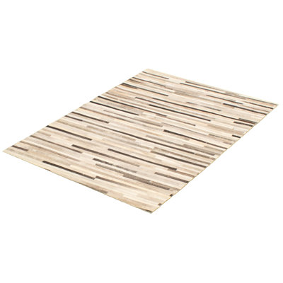 Cowhide Striped Indoor Rug