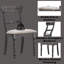 Ensemble de 2 chaises d'appoint Leventis