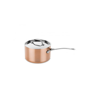 Toscana Sauce Pan with Lid 6.3" - 6 Pieces - Copper