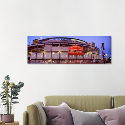 USA, Illinois, Chicago, Cubs, Baseball V by Panoramic Images - Wrapped Canvas Panoramic Gallery-Wrapped Canvas Giclée