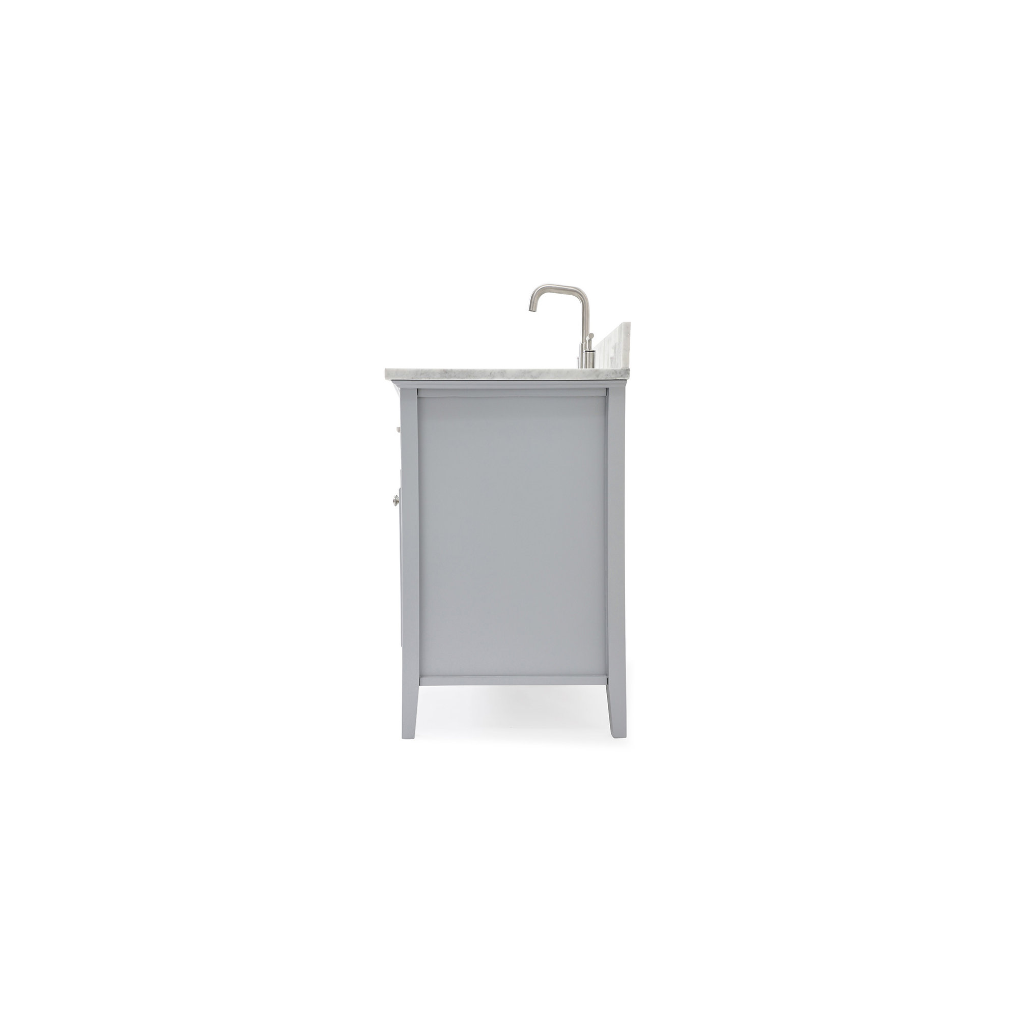 43'' Single Bathroom Vanity, Gray, Right