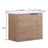 22" Bathroom Vanity with Ceramic Basin Sink Top, Wall-Mounted Bathroom Vanity with Soft Close Door-1945689648
