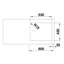 Andano 54 x 44cm Inset Kitchen Sink
