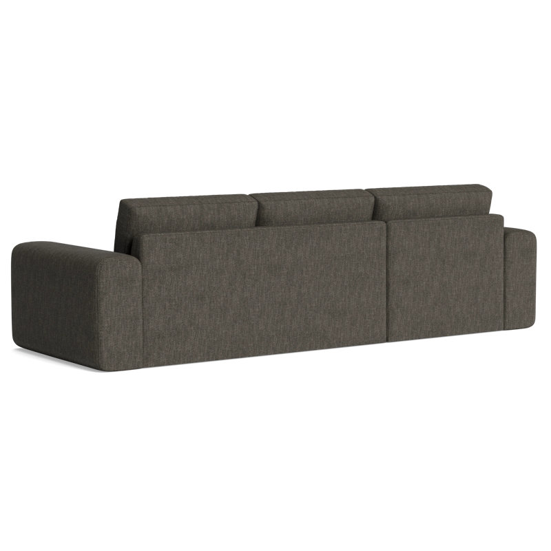 The OG Sectional, Left Hand Facing, Performance Weave - Onyx