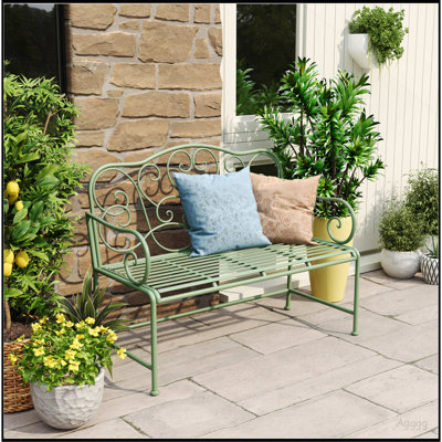 Outdoor Garden Bench-Green