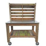 Ascencio Rectangular Metal Outdoor Buffet & Console Table