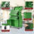 8-Drawer Heavy-Duty Rolling Tool Chest - Detachable cabinet, lockable wheels, sliding drawers, secure locking system. High-capacity organizer for workshop, garage, and mechanics. (Green)-937951007