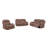 2250 Brown Glider recliner