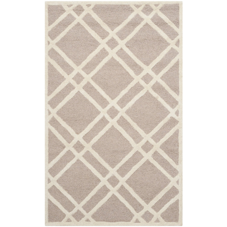 Deedgra Hand Tufted Wool Geometric Rug