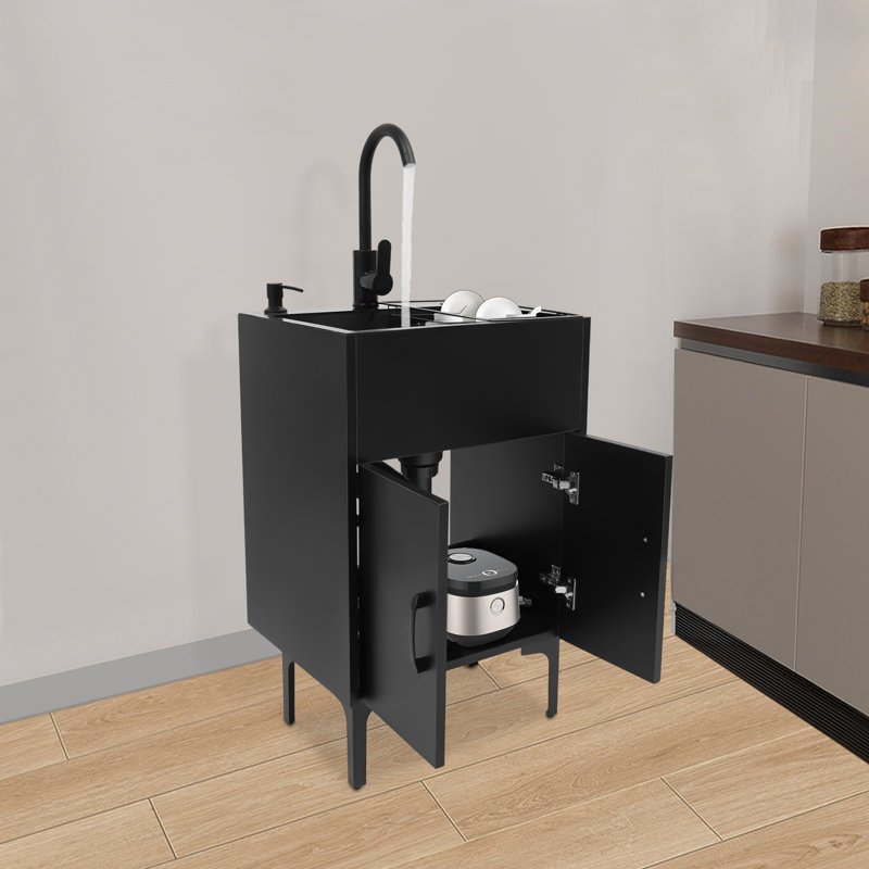 Laundry Sink With Faucet And Cabinet