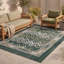 Tapis Cinder2 moderne à rayures effet pinceau, vert, gris et blanc, antidérapant, à poils courts, pour intérieur et extérieur, adapté aux animaux domestiques, salon, chambre, salle à manger, entrée, couloir, bureau, lavable-160648869